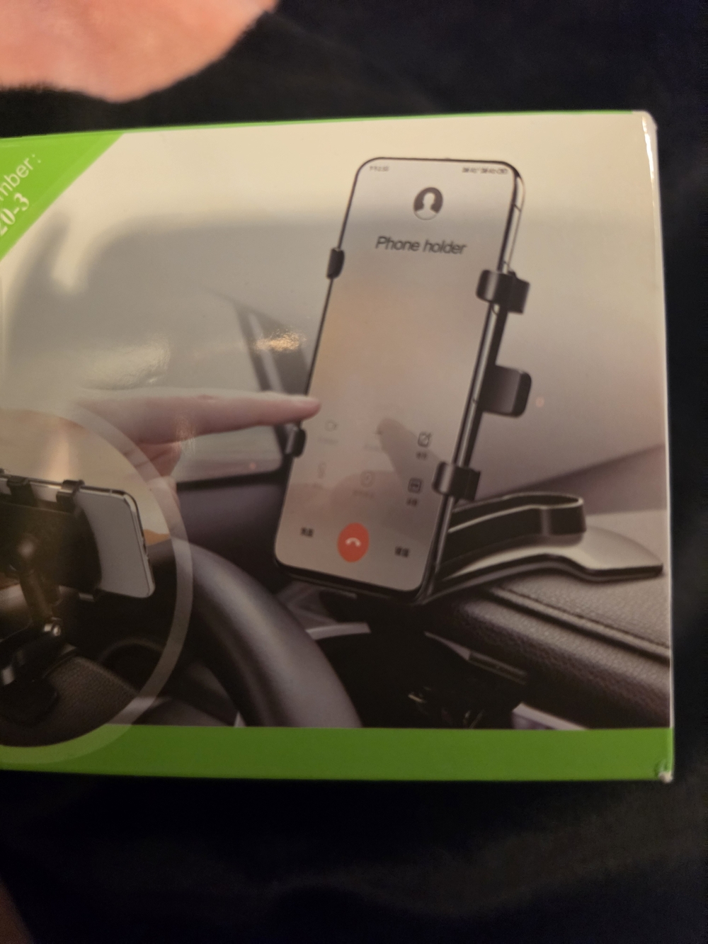 Universal Black Car Dashboard Phone Holder Mount